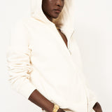 The Bird Hoodie in Ecru
