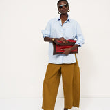 The Document Clutch in Snake Mix