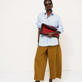 The Document Clutch in Snake Mix