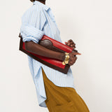 The Document Clutch in Snake Mix