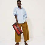 The Baggy Painter Crop in Avo