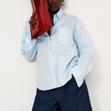 The Document Clutch in Red Snake