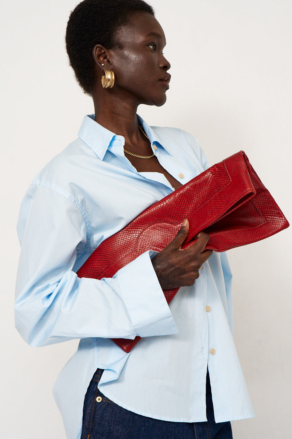 The Weekend Shirt in Baby Blue