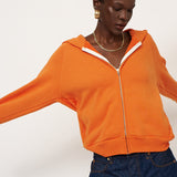 The Bird Hoodie in Orange
