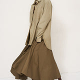 The Italian Summer Skirt in Taupe