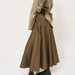 The Italian Summer Skirt in Taupe