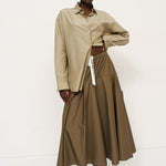 The Italian Summer Skirt in Taupe