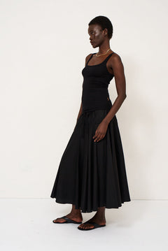 The Italian Summer Skirt in Black
