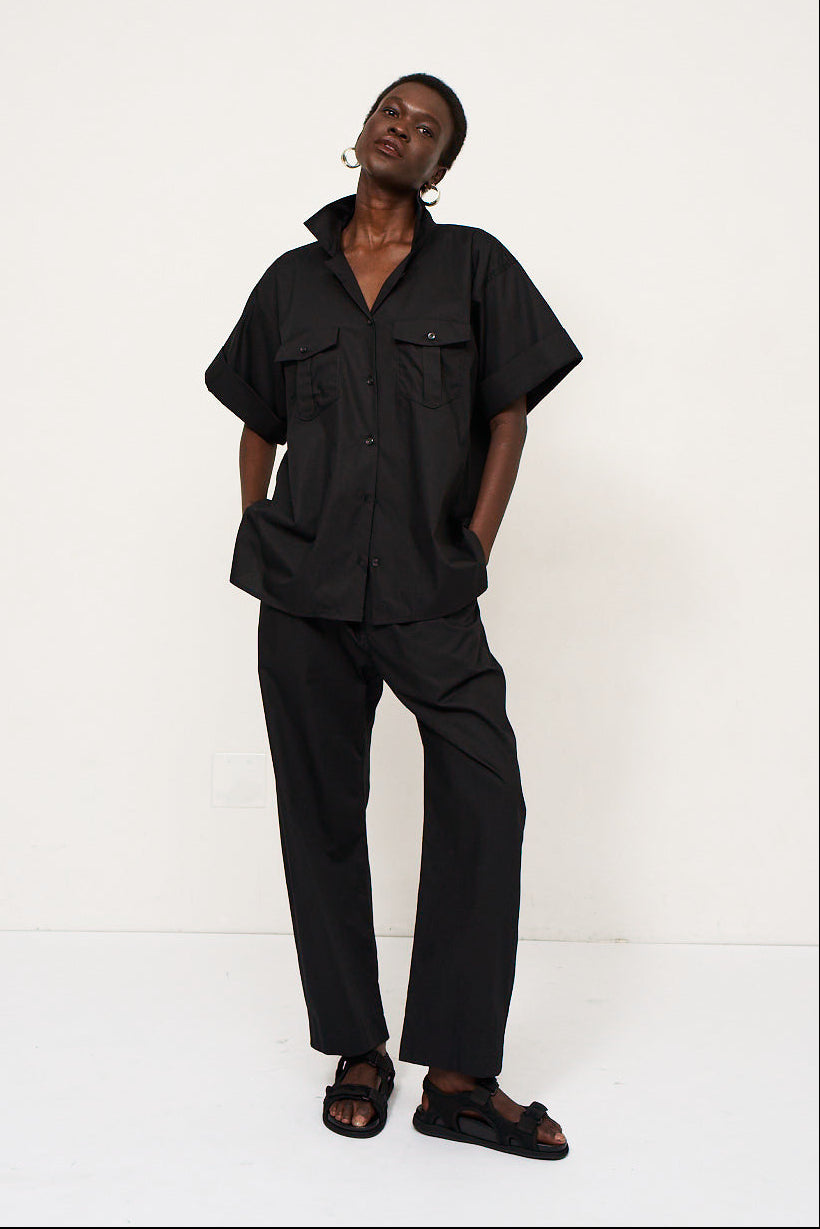 The Boxer Pant in Black