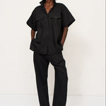 The Boxer Pant in Black