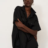 The Safari Shirt in Black