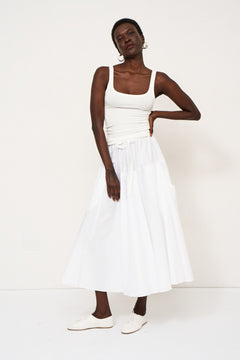 The Italian Summer Skirt in White