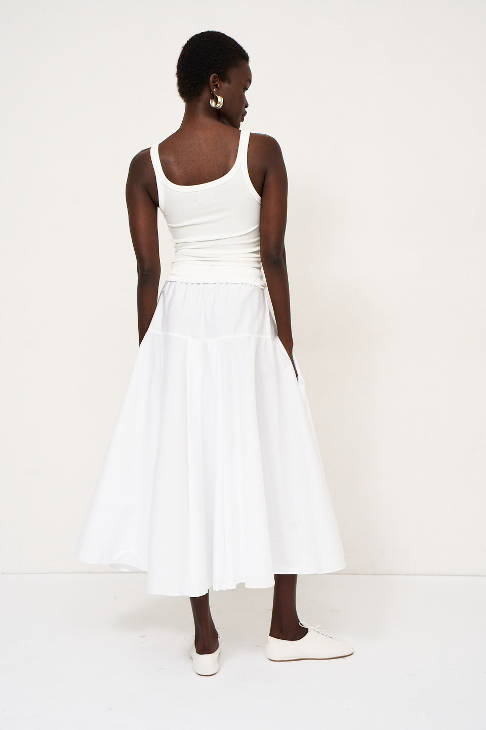 The Italian Summer Skirt in White