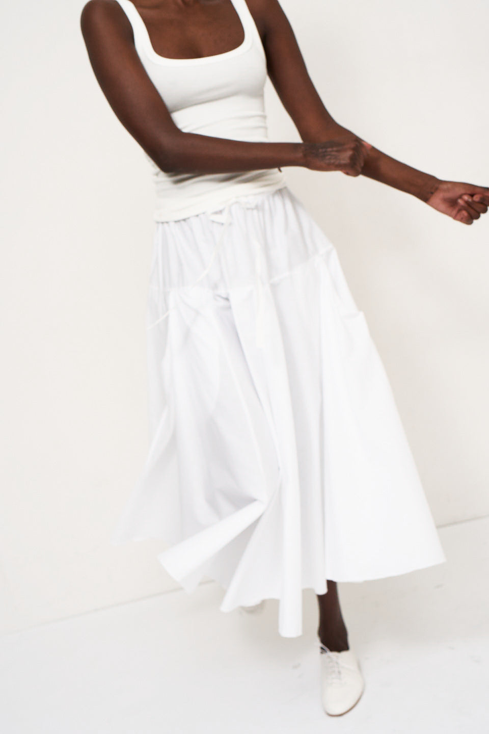 The Italian Summer Skirt in White
