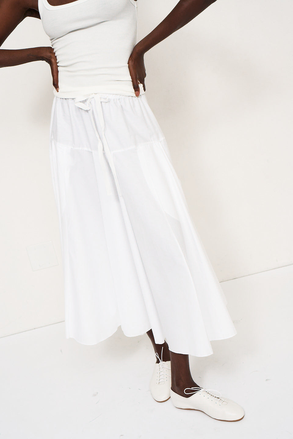 The Italian Summer Skirt in White