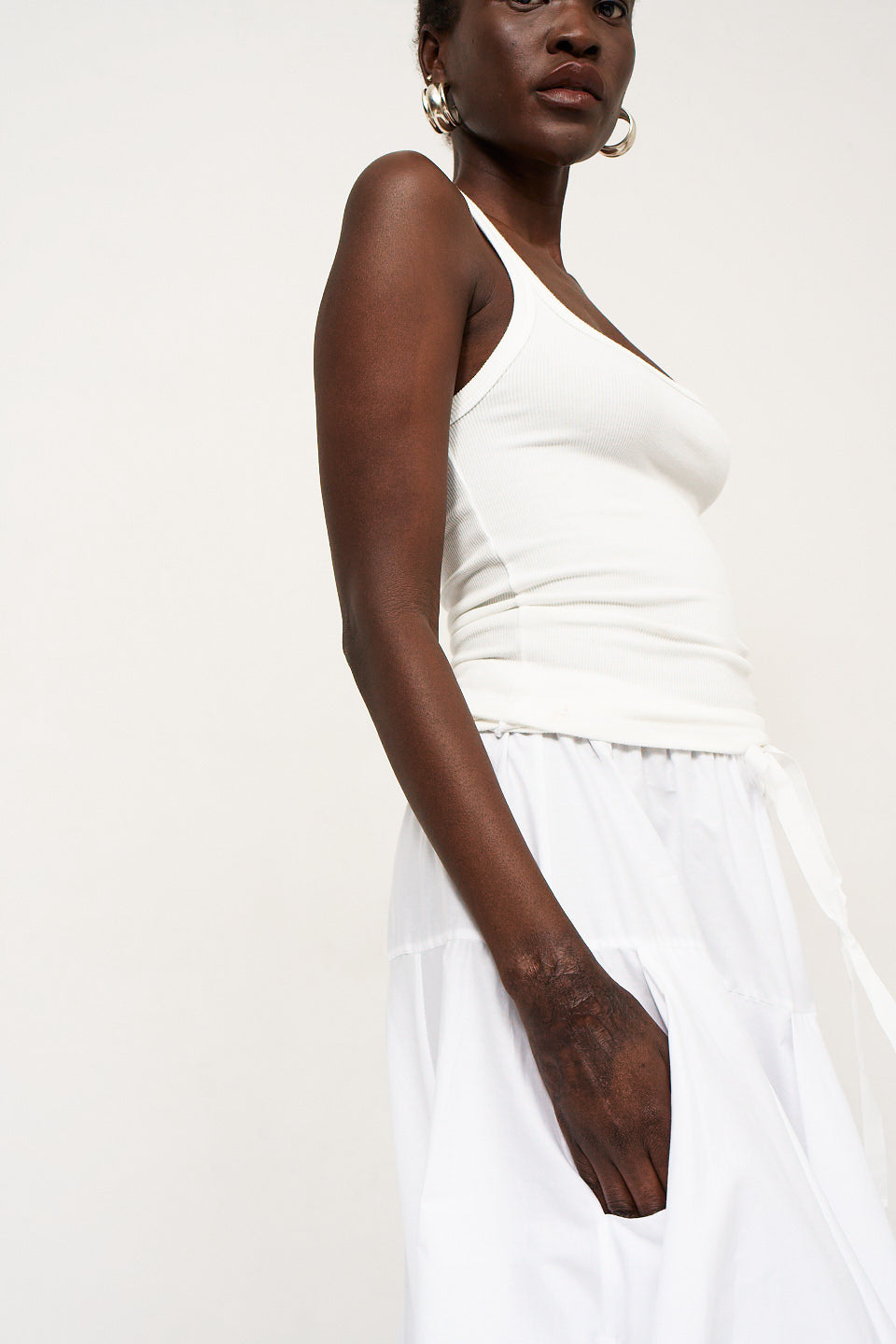 The Italian Summer Skirt in White