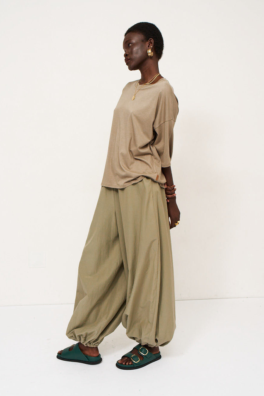 The Balloon Pant in Eucalyptus