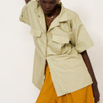 The Safari Shirt in Pistachio