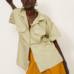 The Safari Shirt in Pistachio