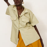 The Safari Shirt in Pistachio