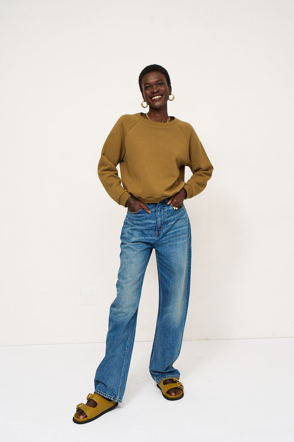 The Daily Sweatshirt in Avo