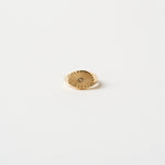 The Chaos Sunburst Oval Signet in Gold