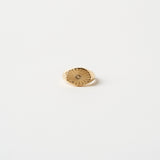 The Chaos Sunburst Oval Signet in Gold