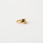 The Chaos Sunburst Oval Signet in Gold