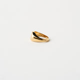 The Chaos Sunburst Oval Signet in Gold
