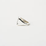 The Chaos Sunburst Square Signet in Sterling Silver