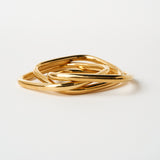 The Interlocking Bangle in Gold
