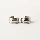 The Vera Hoop Earring in Sterling Silver