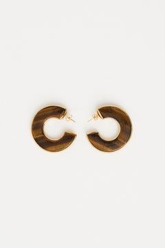 The Stone Hoop in Tiger's Eye
