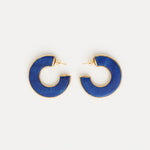 The Stone Hoop in Blue Aventurine