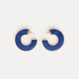 The Stone Hoop in Blue Aventurine