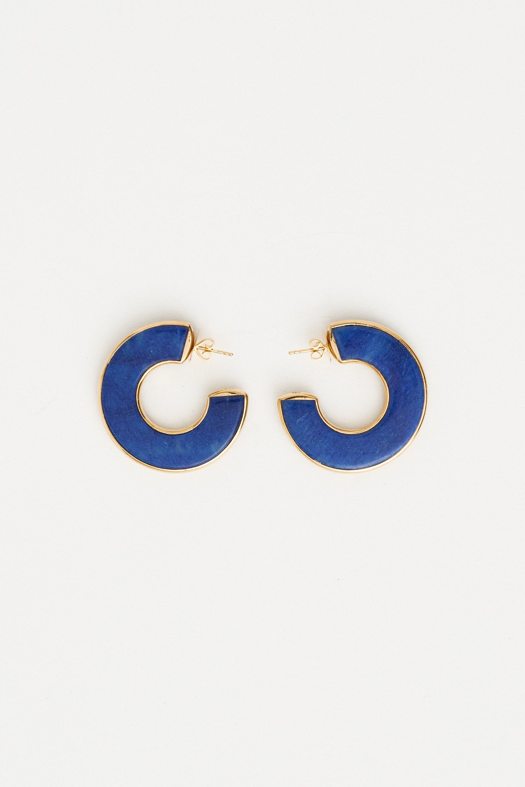 The Stone Hoop in Blue Aventurine