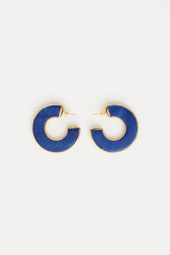 The Stone Hoop in Blue Aventurine