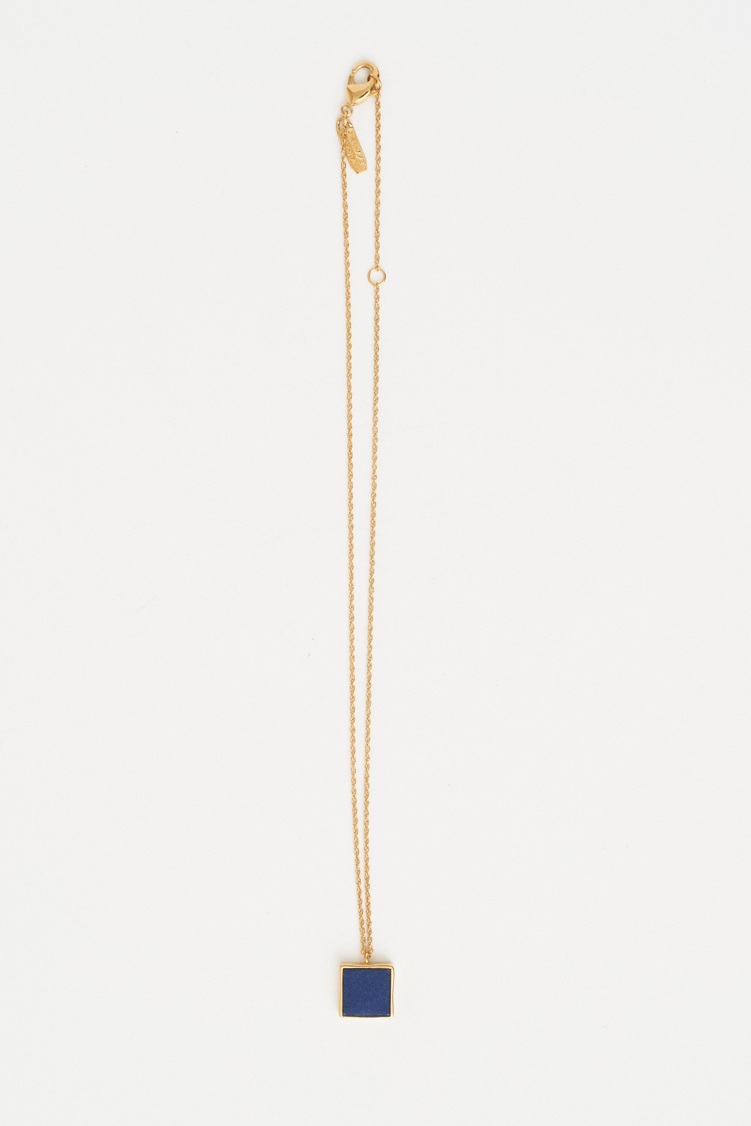The Hilma Pendant Necklace in Blue Aventurine