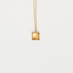 The Gemma Pendant Necklace in Yellow Citrine