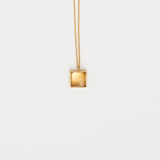 The Gemma Pendant Necklace in Yellow Citrine