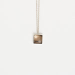 The Gemma Pendant Necklace in Smoky Quartz