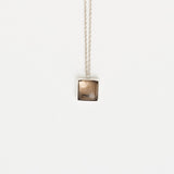The Gemma Pendant Necklace in Smoky Quartz