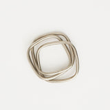 The Interlocking Bangle in Sterling Silver