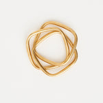 The Interlocking Bangle in Gold
