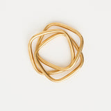 The Interlocking Bangle in Gold