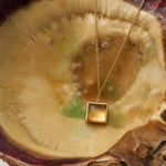 The Gemma Pendant Necklace in Yellow Citrine