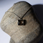 The Cabochon Gem Necklace in Smoky Quartz