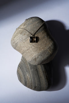 The Gemma Pendant Necklace in Smoky Quartz