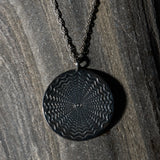 The Chaos Sunburst Necklace in Sterling Silver