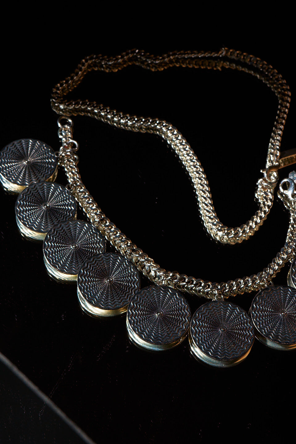 The Chaos Sunburst Charm Bracelet in Sterling Silver